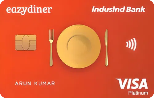 Image of IndusInd EazyDiner Platinum Credit Card