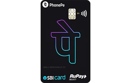 Image of SBI PhonePe Select Black Credit Card